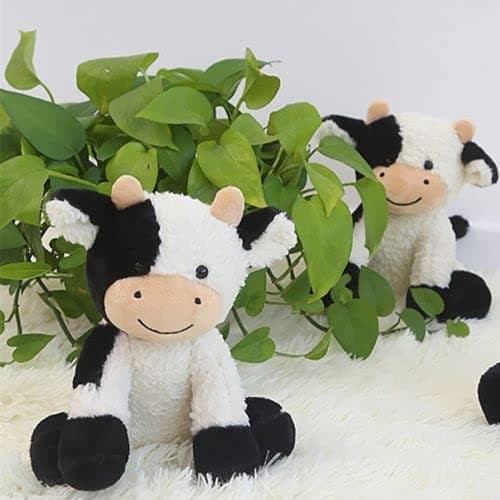 9 inches Cow Stuffed Animal Soft Plush Cute Cow Doll for Boys Girls Style 1 4