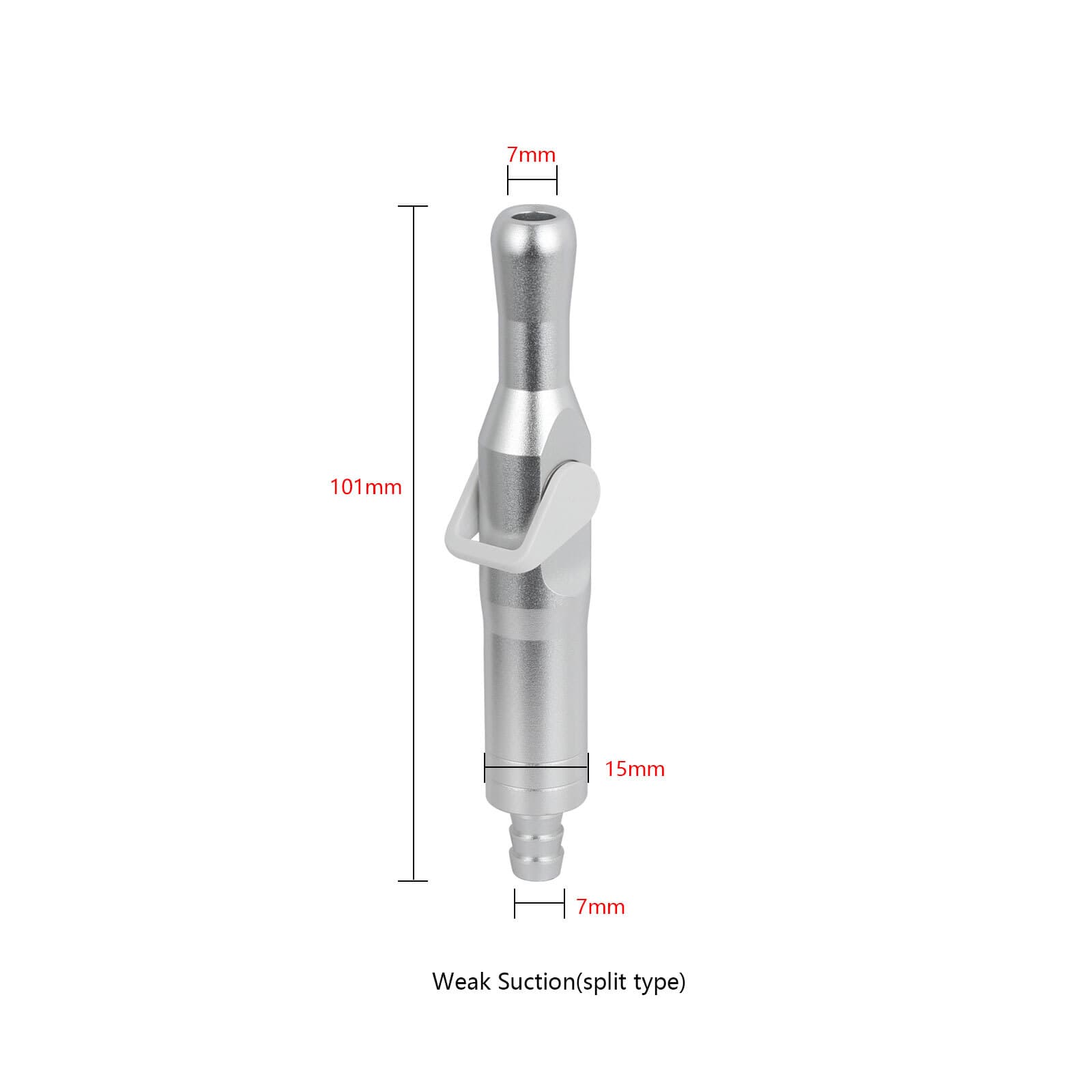 Dental Universal Saliva Ejector Suction Valves SE/HVE Tip Adaptor Strong & Weak
