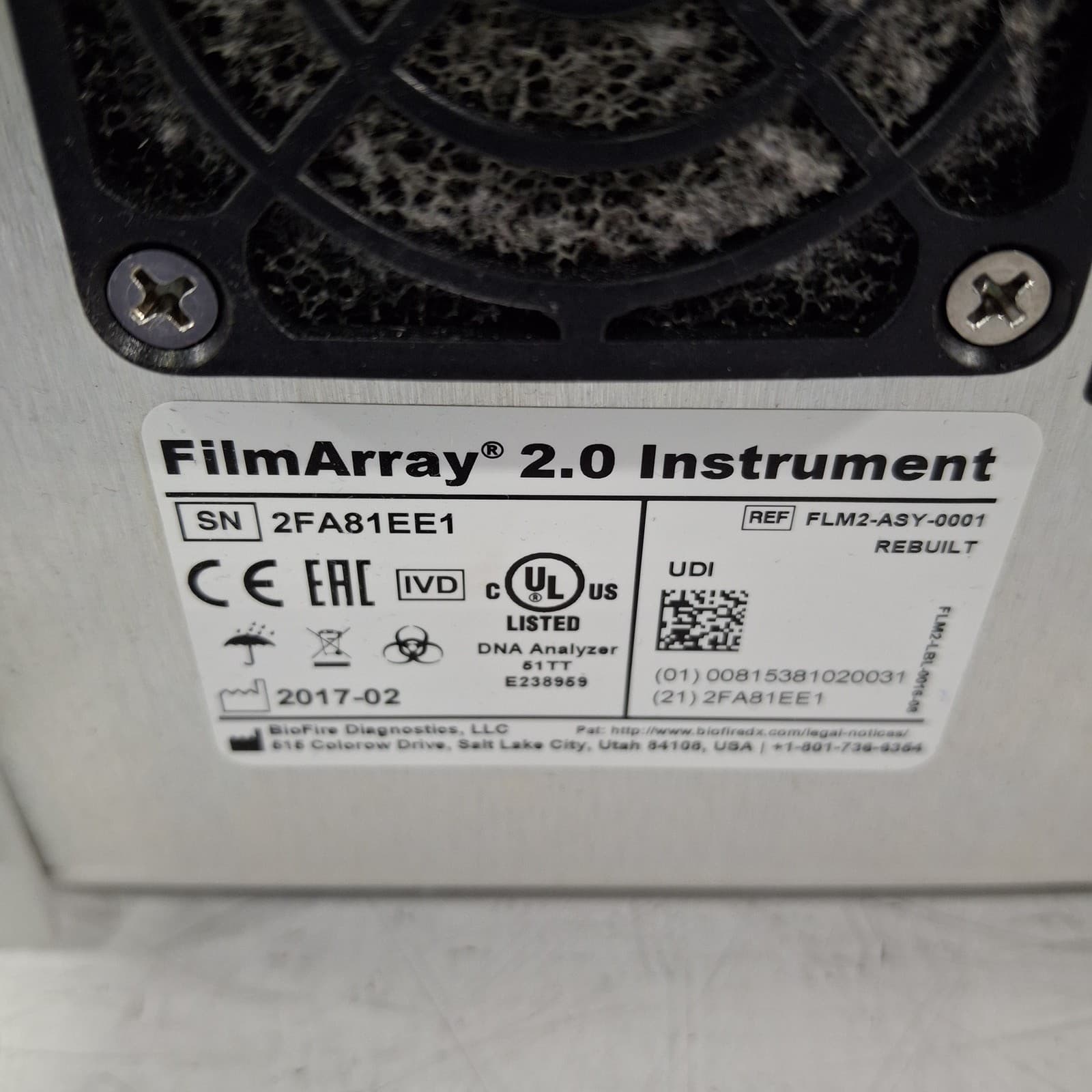 BioFire Diagnostics FilmArray 2.0 PCR System 4