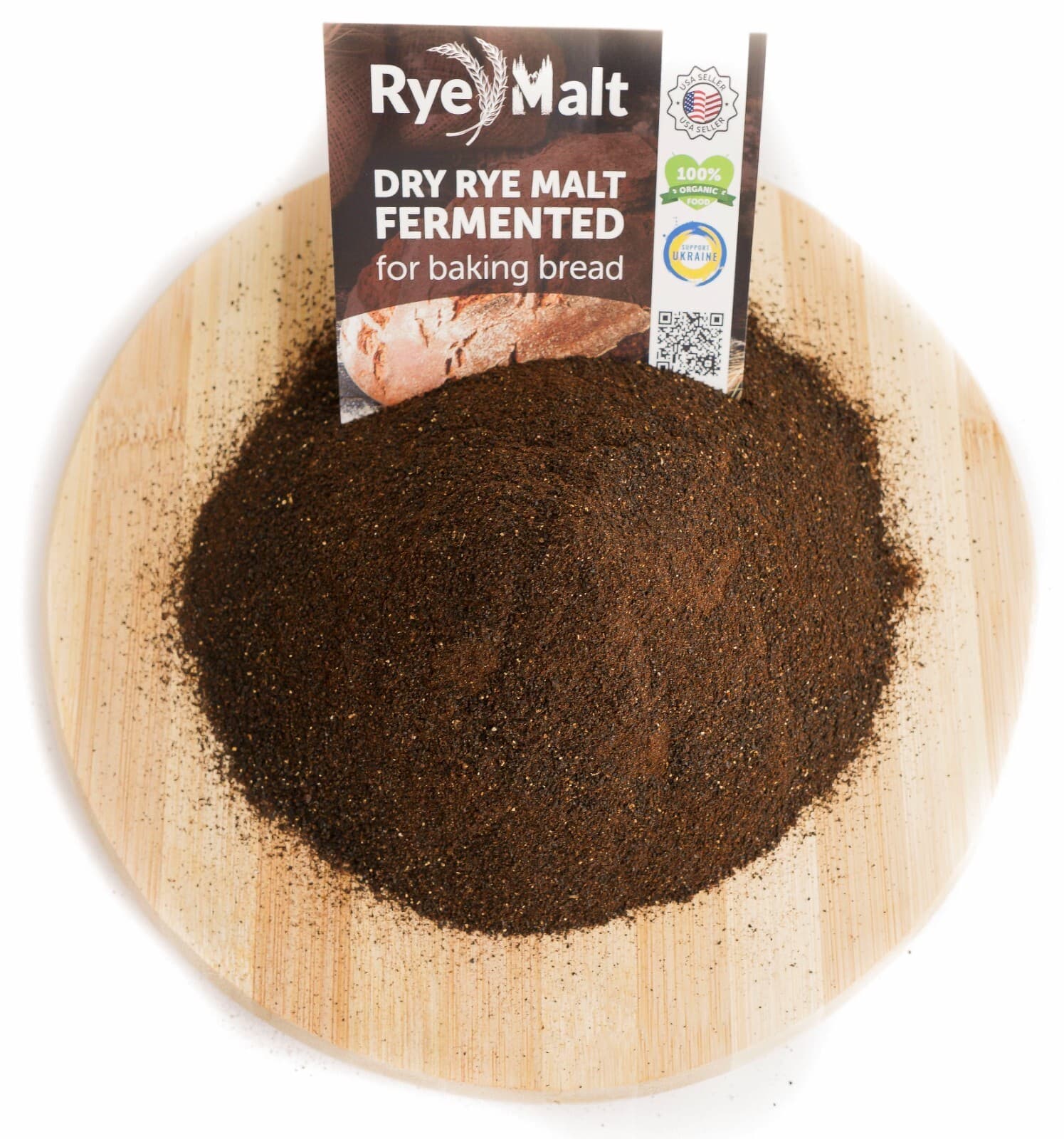 Rye malt , fermented malt , malt for rye bread , rye malt, solod, Солод ржаной 2