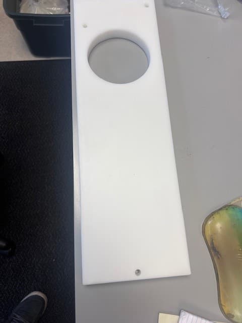 Patty-O-Matic EZ-4016/1.5 Single Cavity Mold & EZ-4004-A Plate Stanchions-