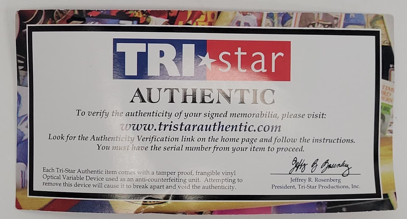 Randy Johnson "Big Unit" Signed Arizona Diamondbacks Hat MLB & Tristar Holo 4