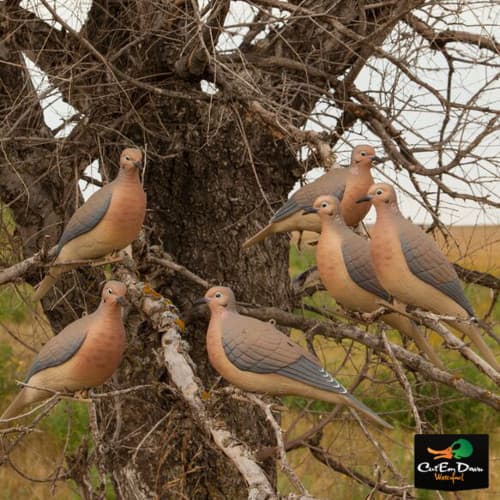 NEW AVERY OUTDOORS GREENHEAD GEAR GHG CLIP ON MOURNING DOVE DECOYS PAIR - 2 PACK 2