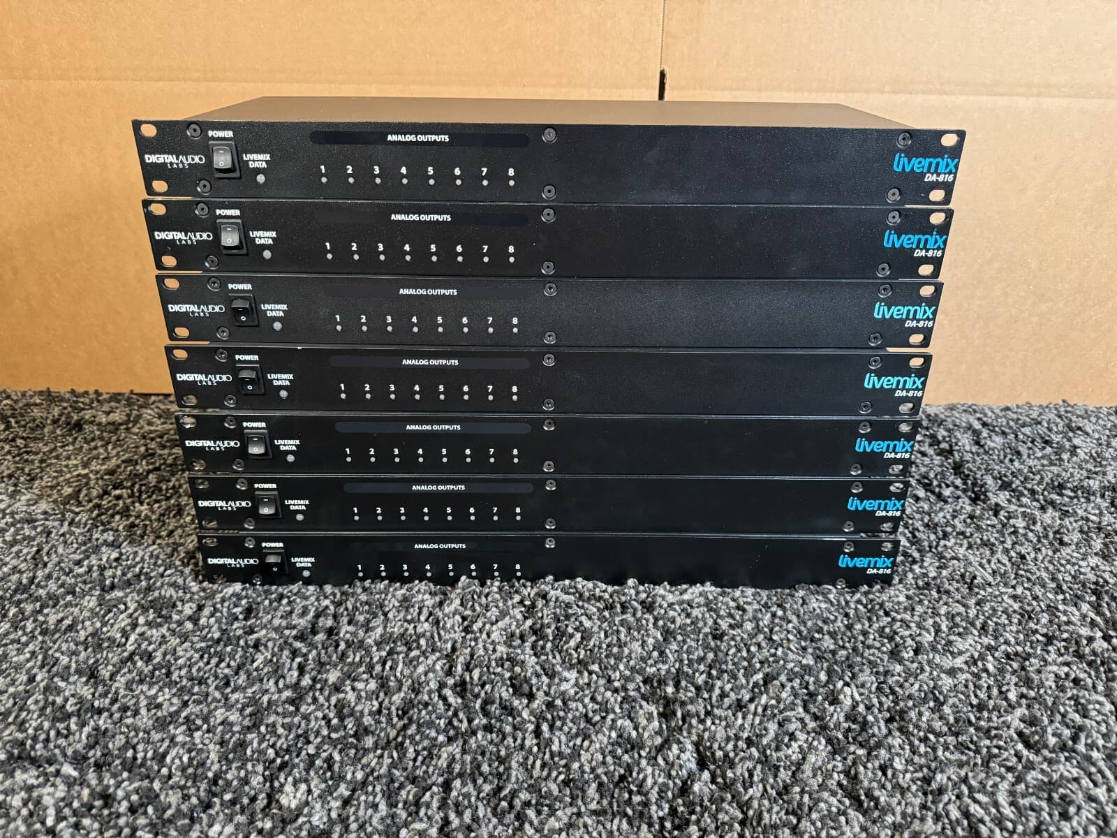 Digital Audio Labs Livemix DA816 8 Ch Analog Output for IEM Stereo (7 Available) 6