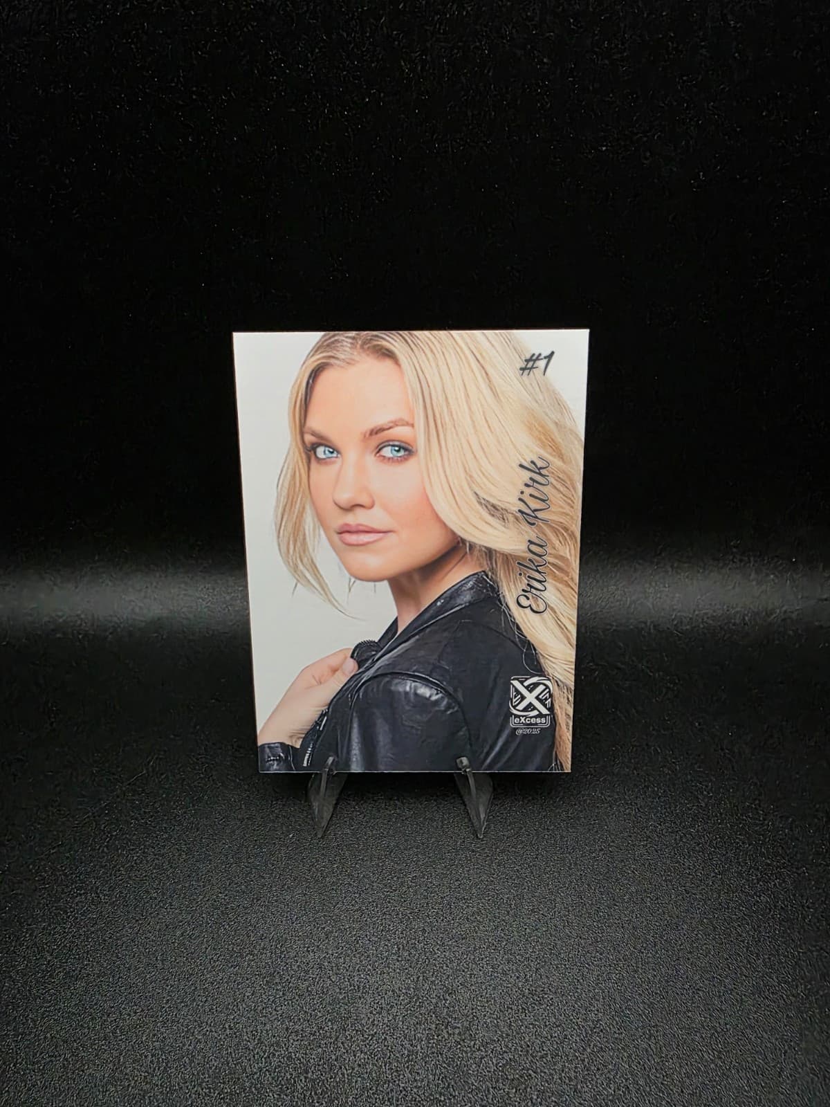 Erika Kirk #1 (2025) eXcess Legends Politics [Custom ACEO Art Card] 2