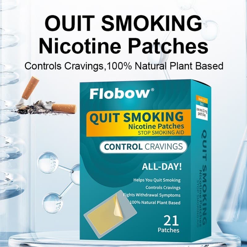 21 Patches Quit Smoking Nicotine Patches, 21mg Step 1 Stop Smoking Aids Patches 2
