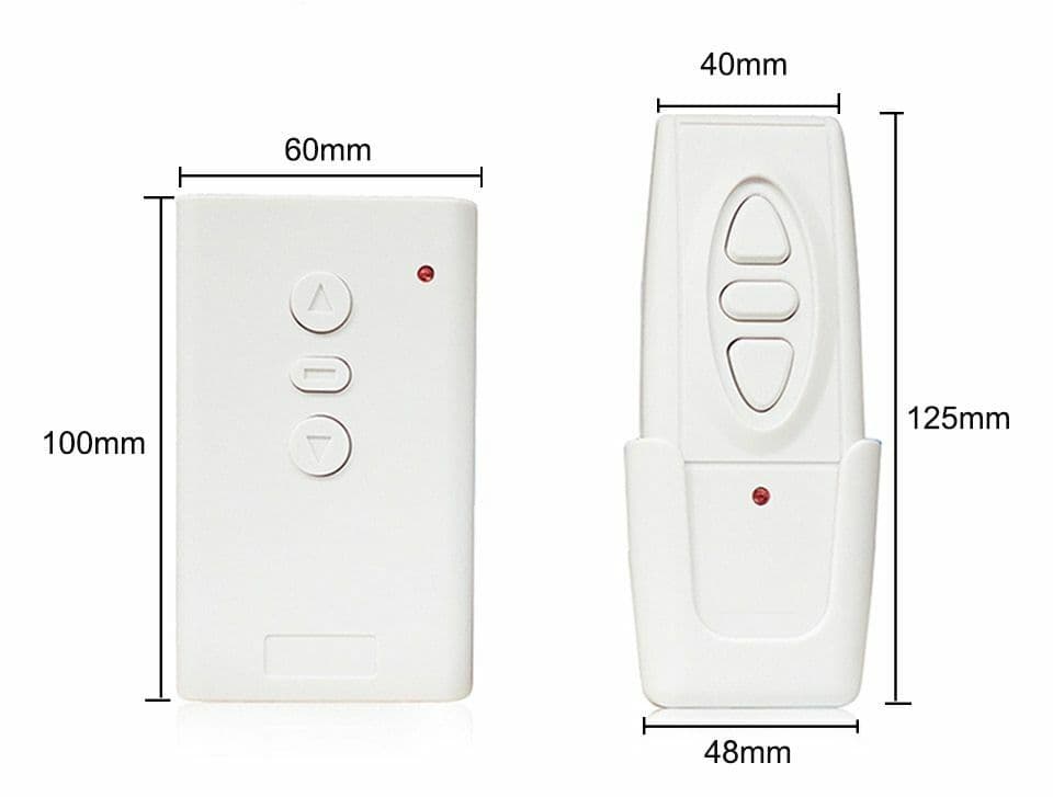 Motorised Projector Screen REMOTE Control RF Curtain Blind + WIRELESS TRIGGER 5