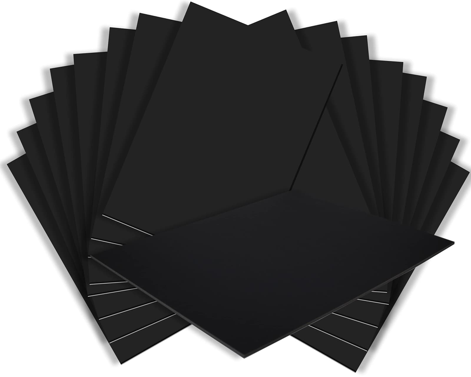 3/16" Black Foam Core Boards 11x14 16x20 20x30 24x36 30x40 32x40 Poster Backing 2