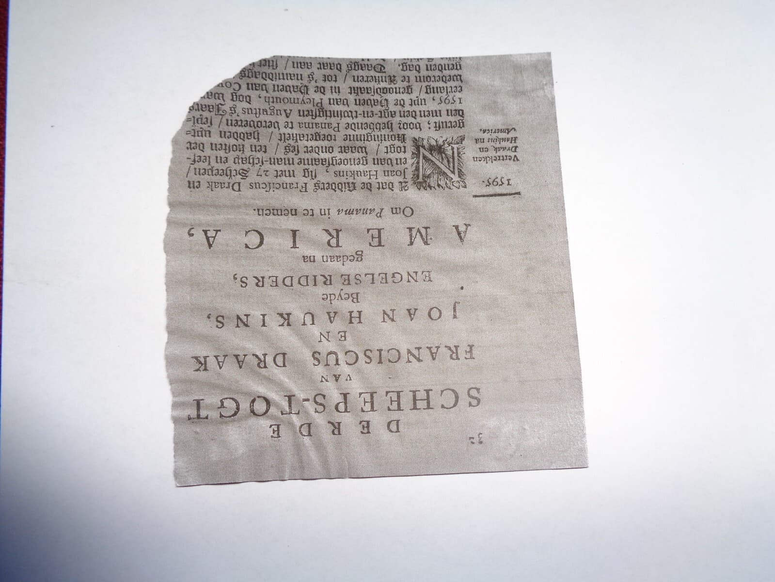 FOUR 1595 ENGRAVINGS & SYNOPSIS OF SIR FRANCIS DRAKE'S 1586 INVASION OF AMERICA 5