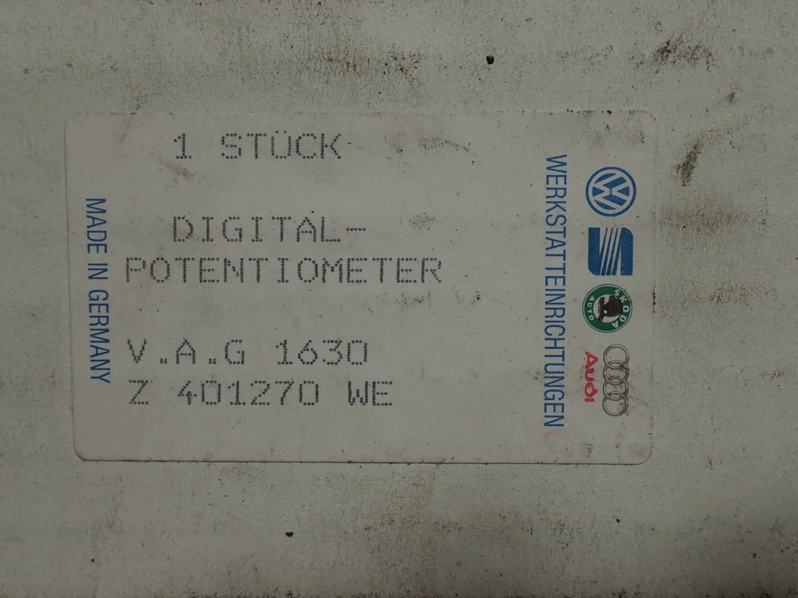 VW Digital potentiometer V.A.G. 1630 NEW 5