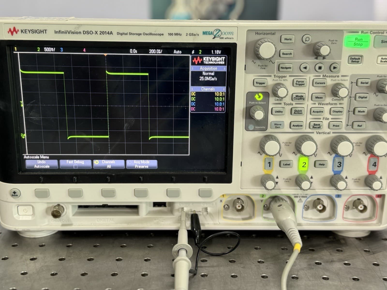 Keysight DSOX2014A 100MHz 4-Ch Oscilloscope – Tested, Screen Mark, No Probes 3