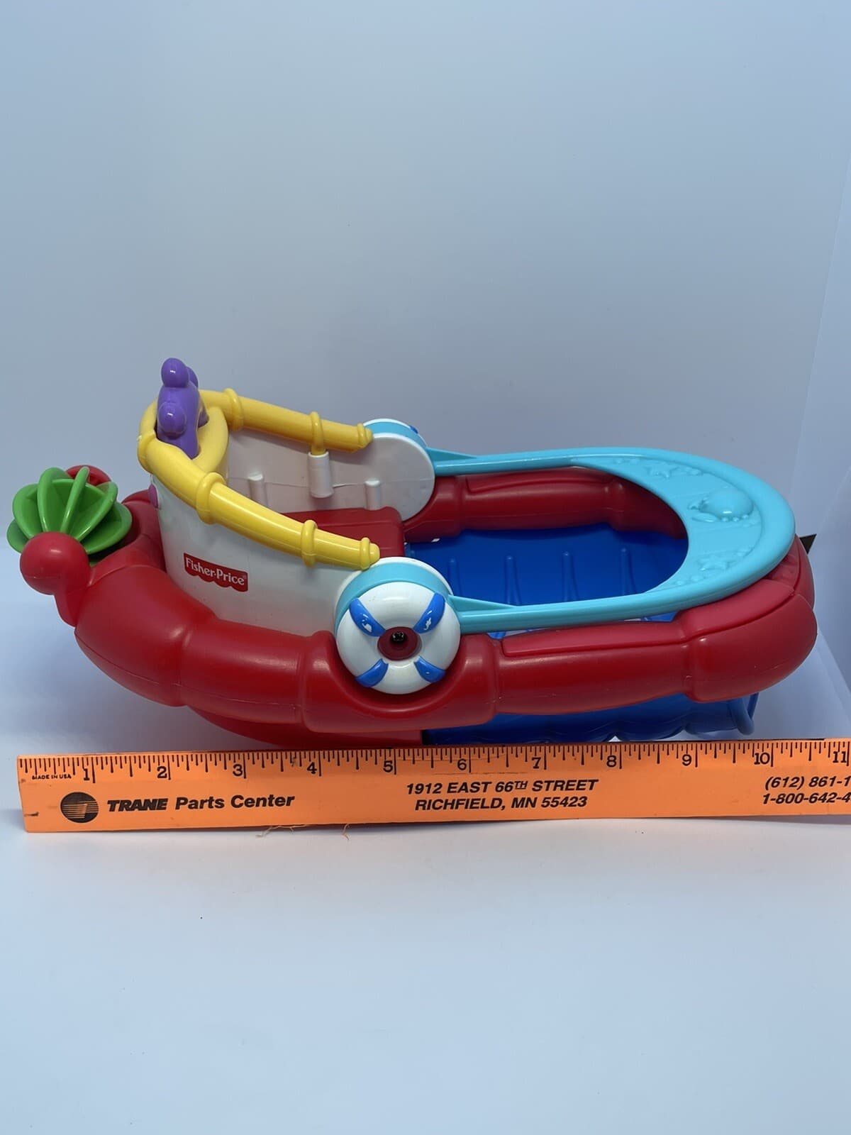 AMAZING ANIMALS TUBTIME TUGBOAT By FISHER PRICE 2007 TUGBOAT ONLY 3