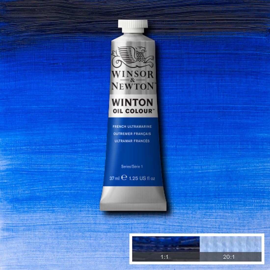 Winsor and Newton Winton Oil Colour 1.25 oz. French Ultramarine