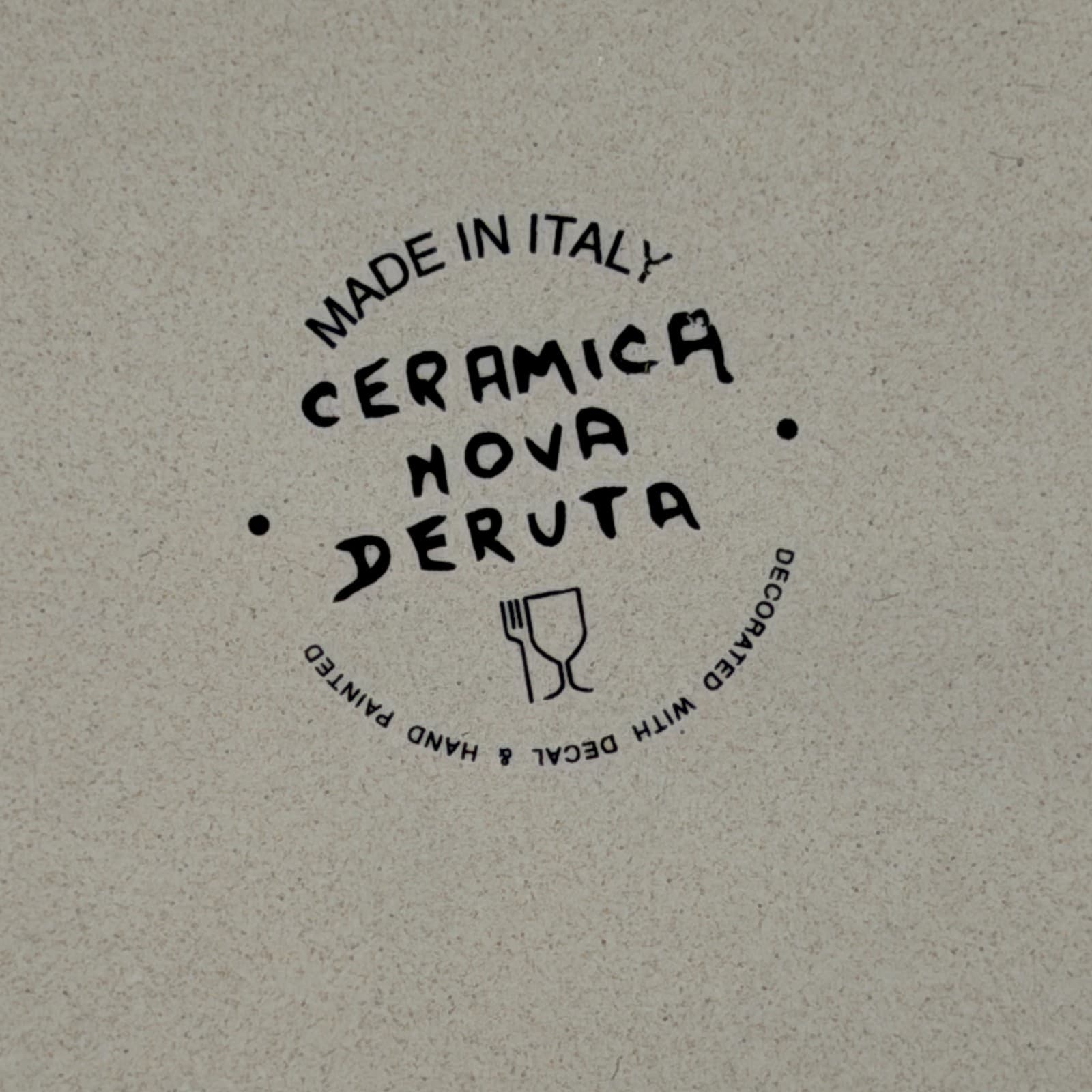 Ceramica Nova Deruta Italian Serving Platter Majolica Hand Painted Rectangular 3