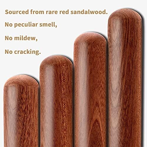 Wood Rolling Extra Long Thickened Rolling Pin for Baking, Wooden Dough Roller 6
