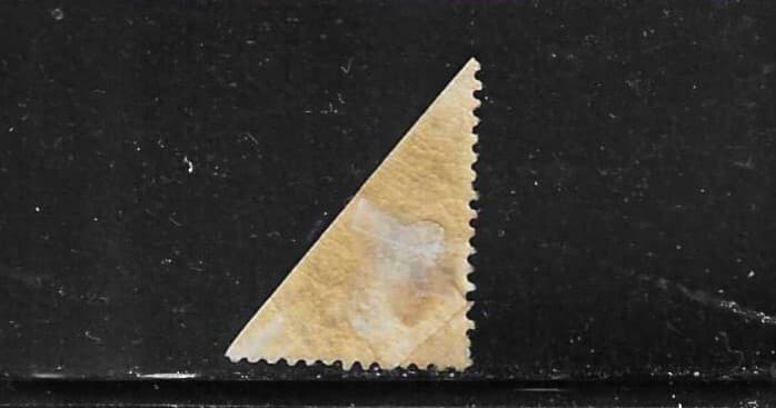 ST CHRISTOPHER SCOTT #17  1885  1/2P (ROSE) BISECTED SURCHARGED - USED 2