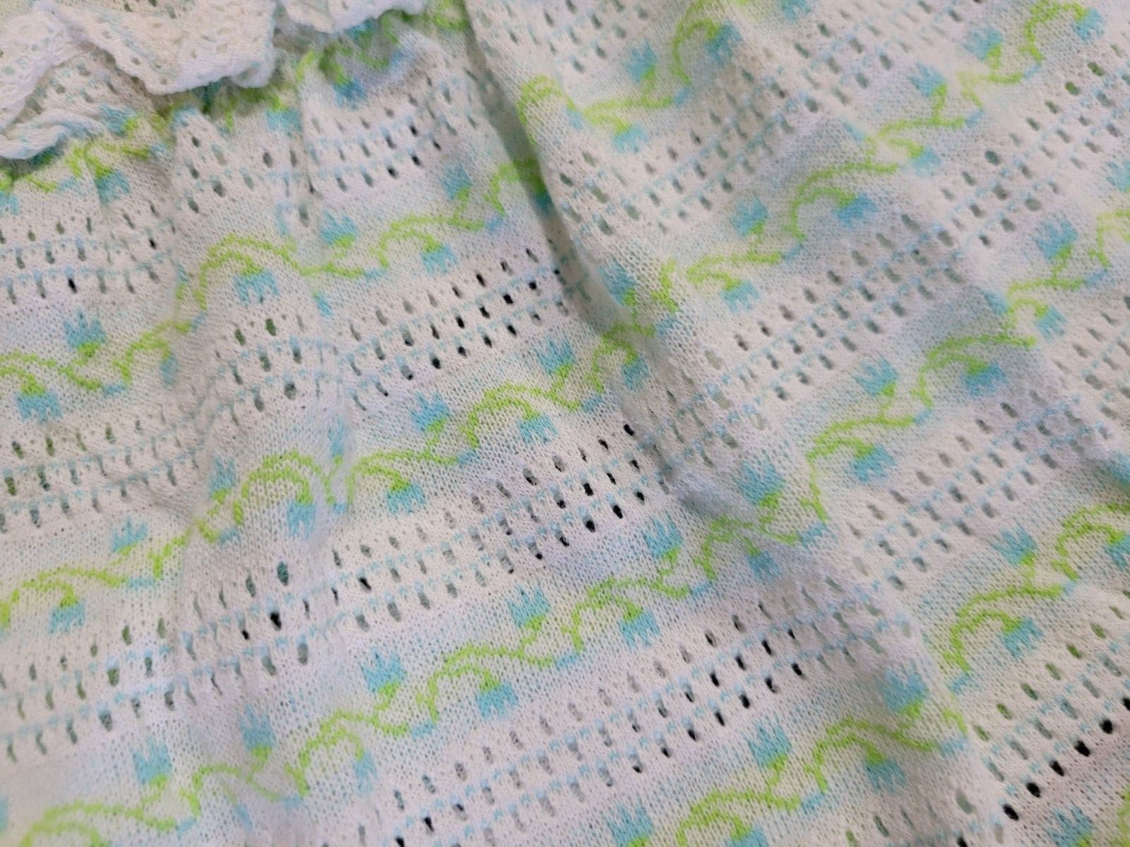 Vintage 80s Buster Brown Kmart Green Shirt Pants Size 12-18mo Toddler Girl Set 6