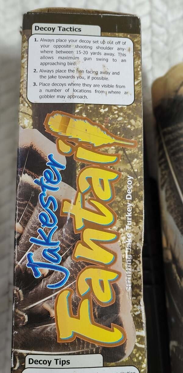 Flambeau Jakester Fantail Strutting Jake Turkey Tail Decoy With Ground Stakes Ne 2