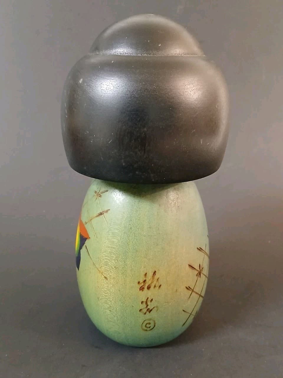 Gumma Kokeshi Doll Yuji (Yushi) Kawase 7" Signed JAPAN Vintage 3