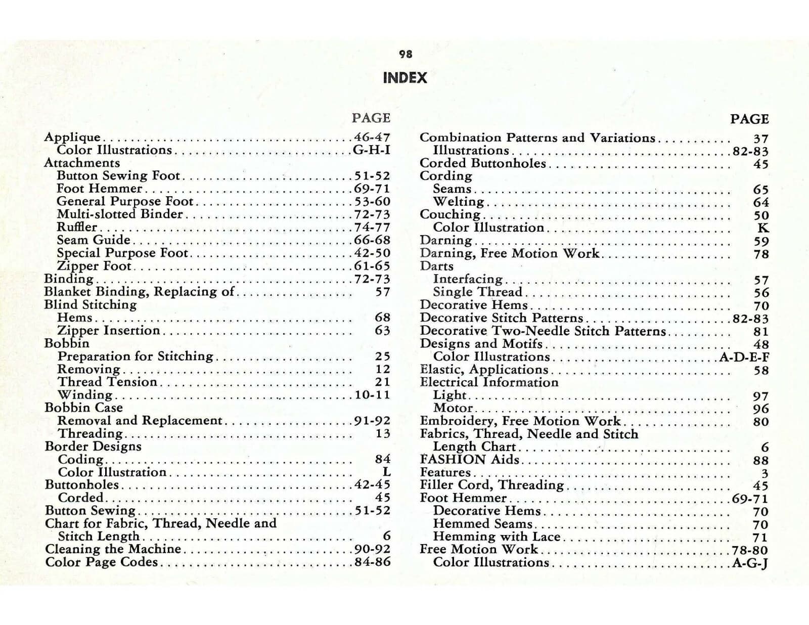 Singer 500 Slant O Matic Sewing Machine Instructions Manual REPRINT 3