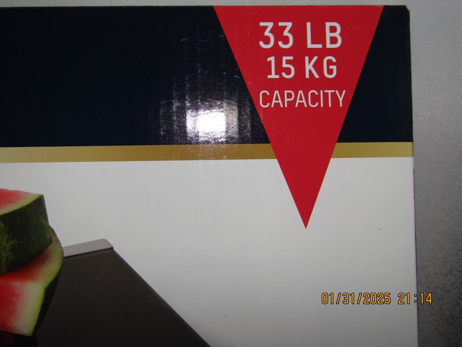 Taylor High-Capacity 33 lb Digital Kitchen Scale and Food Scale, With Batteries 3