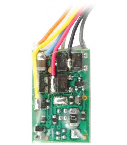 TCS M1 ~ HO & N Scale ~ New 2025 DCC Motor Decoder ~ 2 Function W/ Harness 1006 2