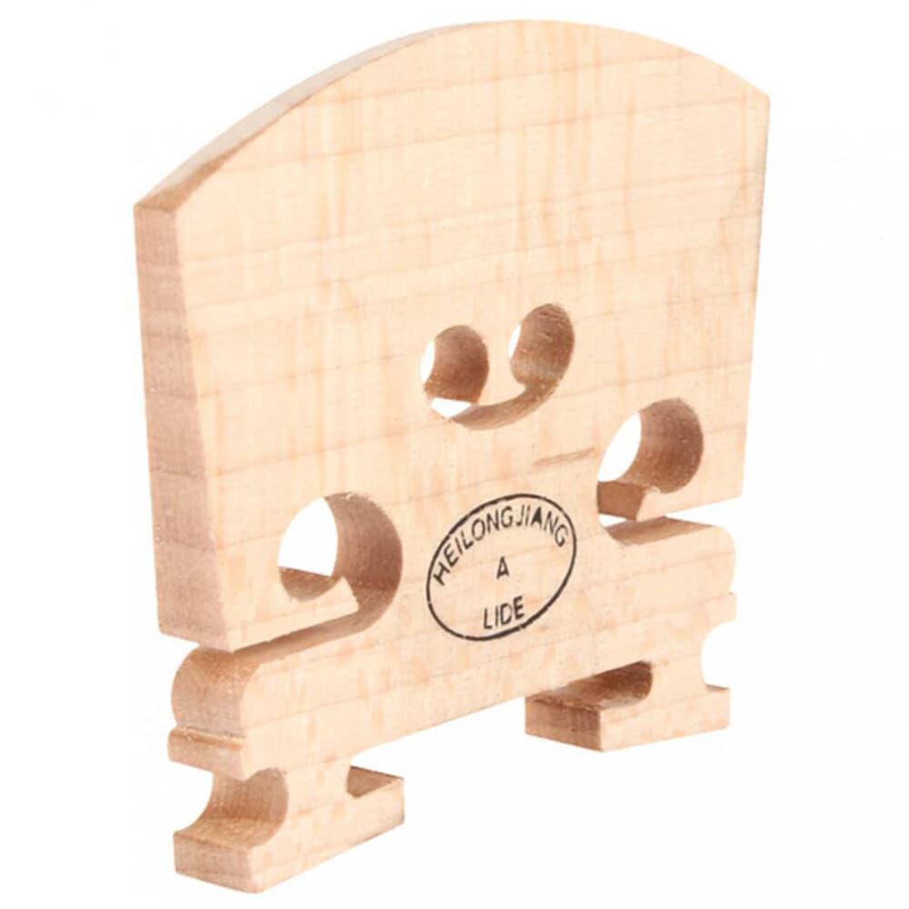 10 Pcs Violin Bridge 4/4 Size Maple Wood Full Size Violin Parts US EAA 2