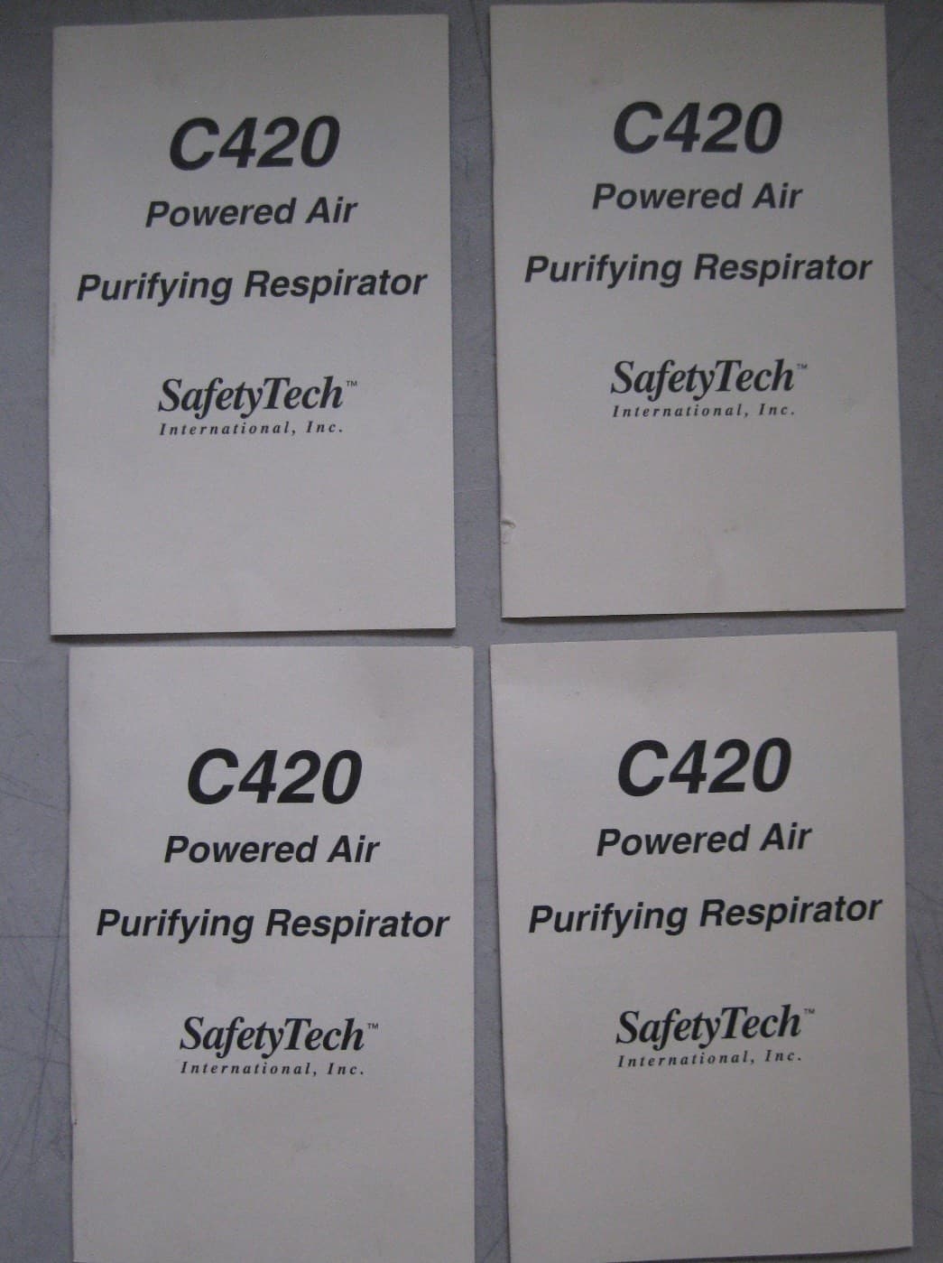 1 Safety Tech 3 Speed PAPR Blower C-420 Micronel Military USA Made 6