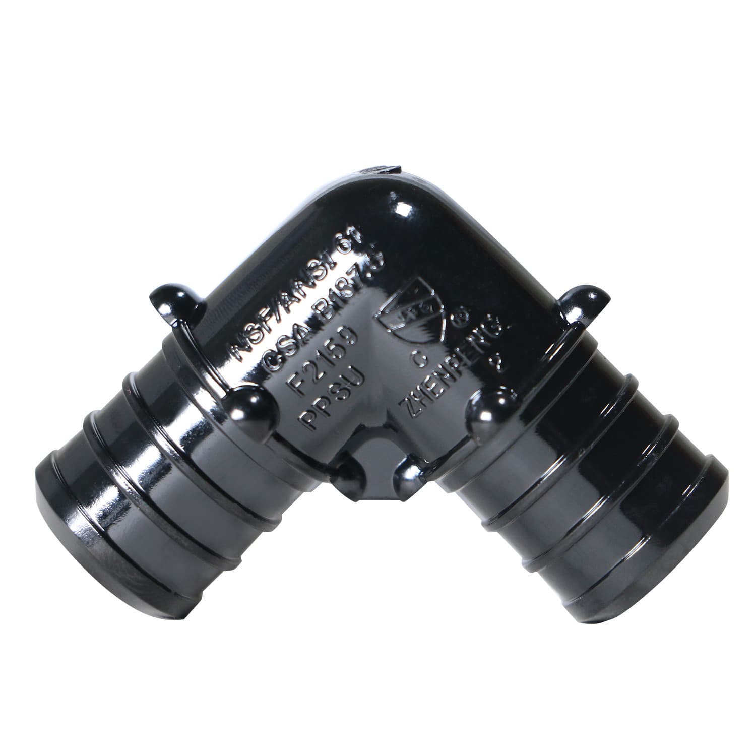 50 Pcs XFITTING 3/4" Pex Elbow Poly Alloy, Lead Free, Pex B Crimp, NSF, CUPC 2