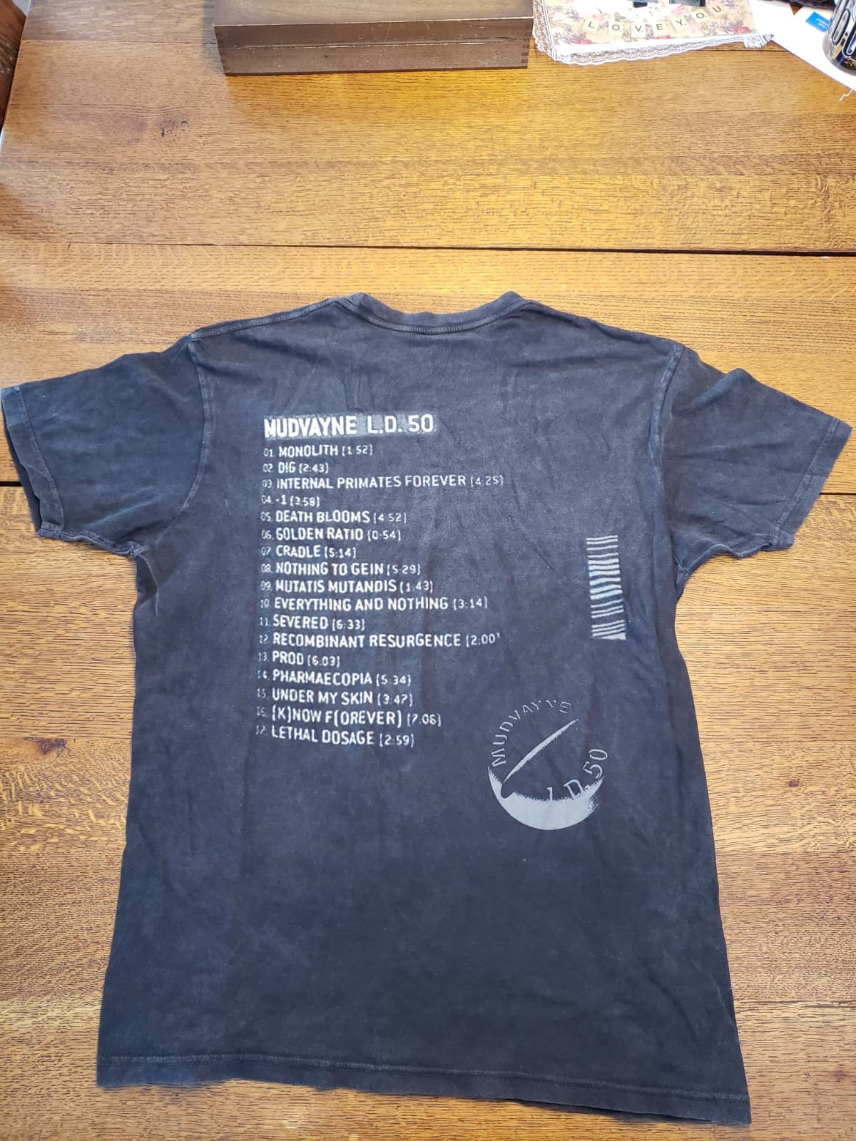 Mudvayne “Comic-Style Band Demons” LARGE LD.50 Setlist 2023 Tour Shirt 4