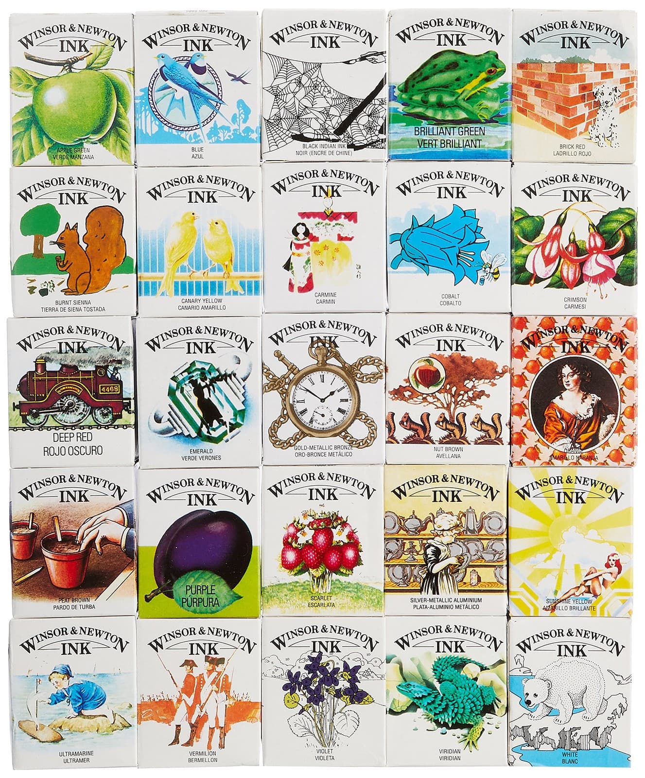 Winsor & Newton Drawing Ink 14ml 25color Set