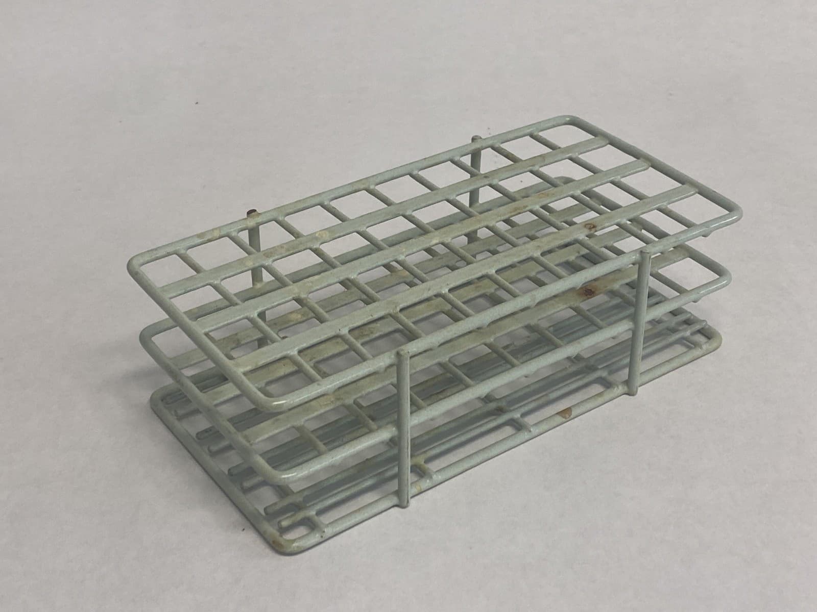 Lab 40-Place Epoxy-Coated Wire Test Tube Rack 15.5mm ID 4x10 Array Heavy Duty 4