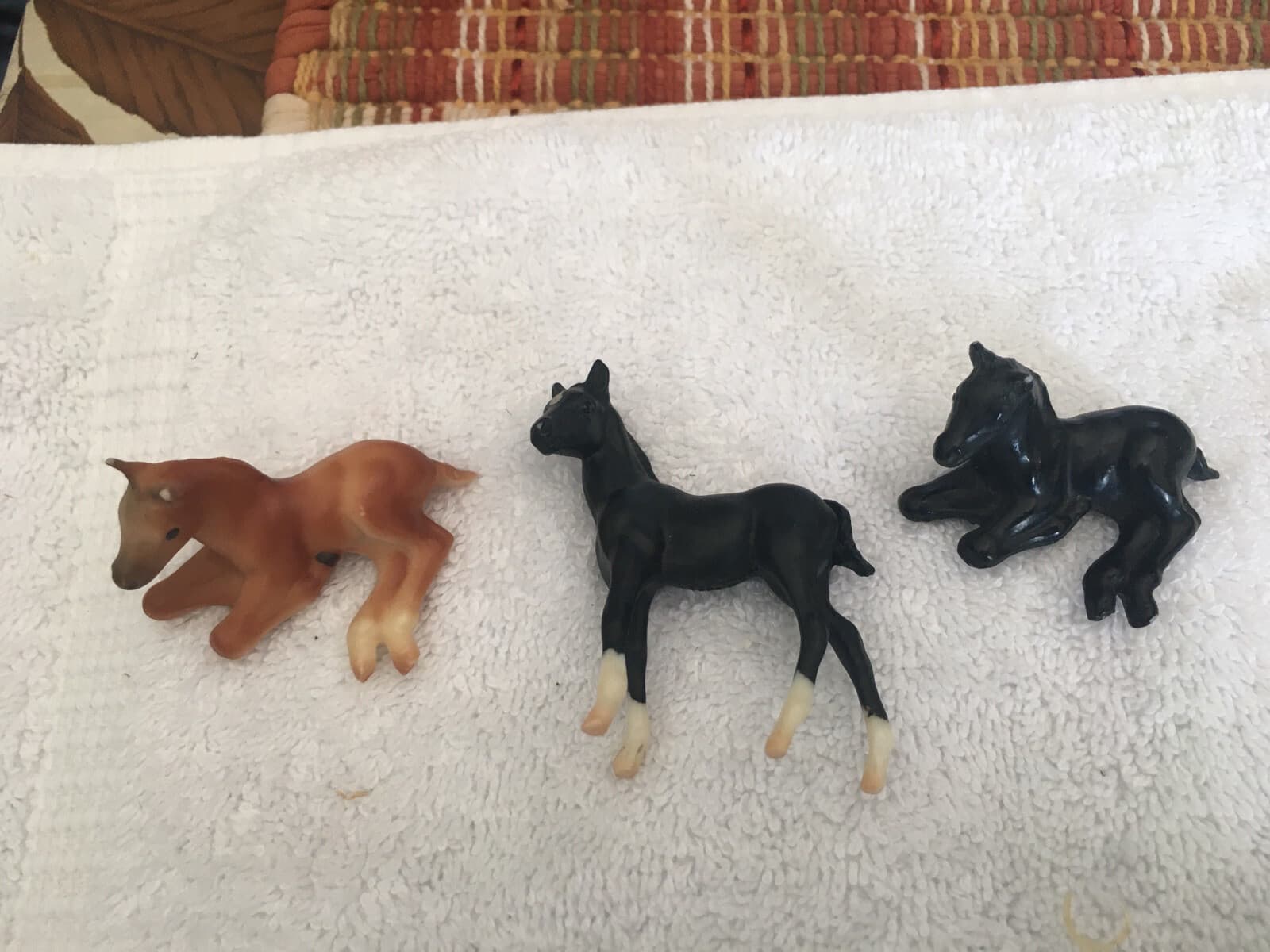 Lot Of 3 Vintage 1975 Breyer Molding Co Horse Figure Foals