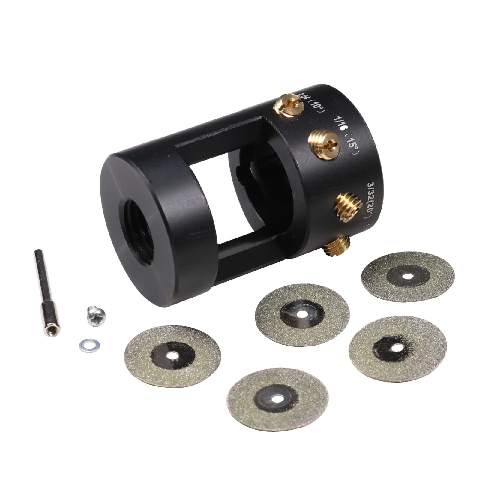 Tungsten Grinder Sharpener Multi-Angle Offsets Head Tool Fits TIG Welding New 2