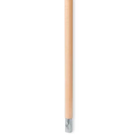 Tough Guy 1Tza6 60" Screw On Wet Mop Handle, Natural, Wood