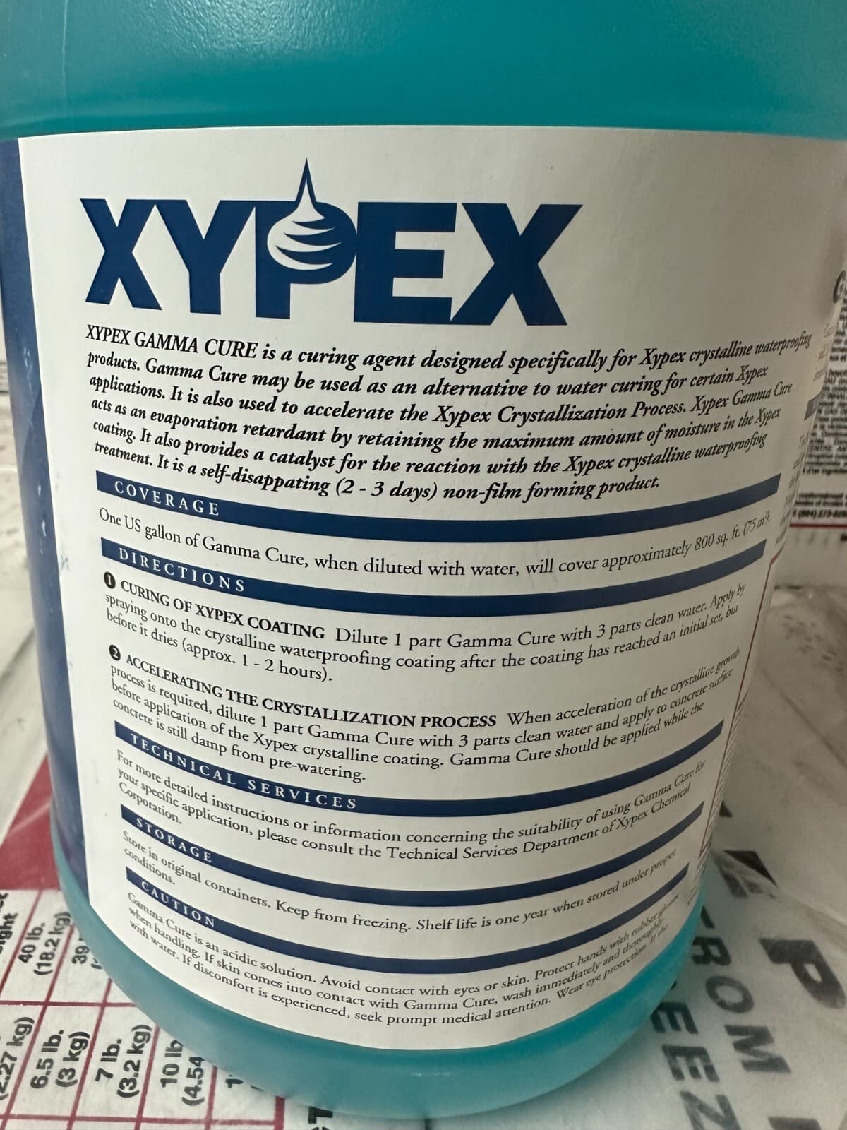 XYPEX - Gamma Cure - Cementitious Crystalline - Curing - Concrete Waterproofing 2