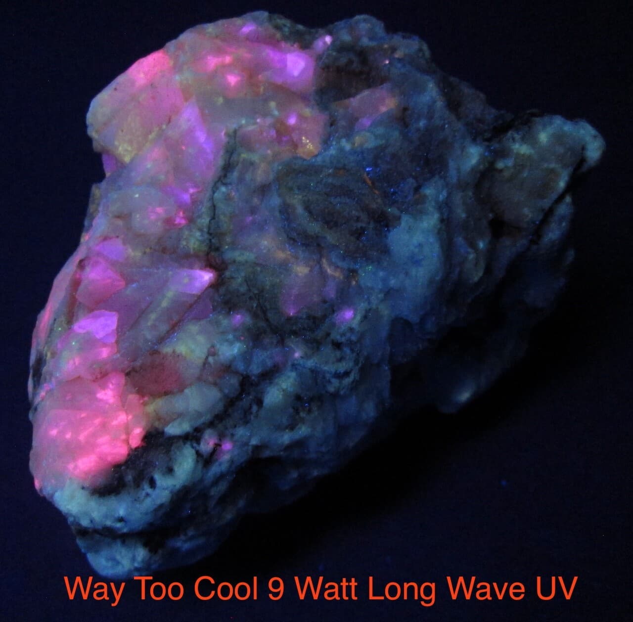 Terlingua Calcite Large  Fluorescent Mineral Terlingua, Texas 6