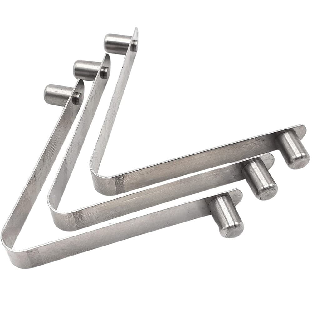 Universal Stainless Steel V-Clip for  Pool and Spa Nets, Brushes or Poles 5