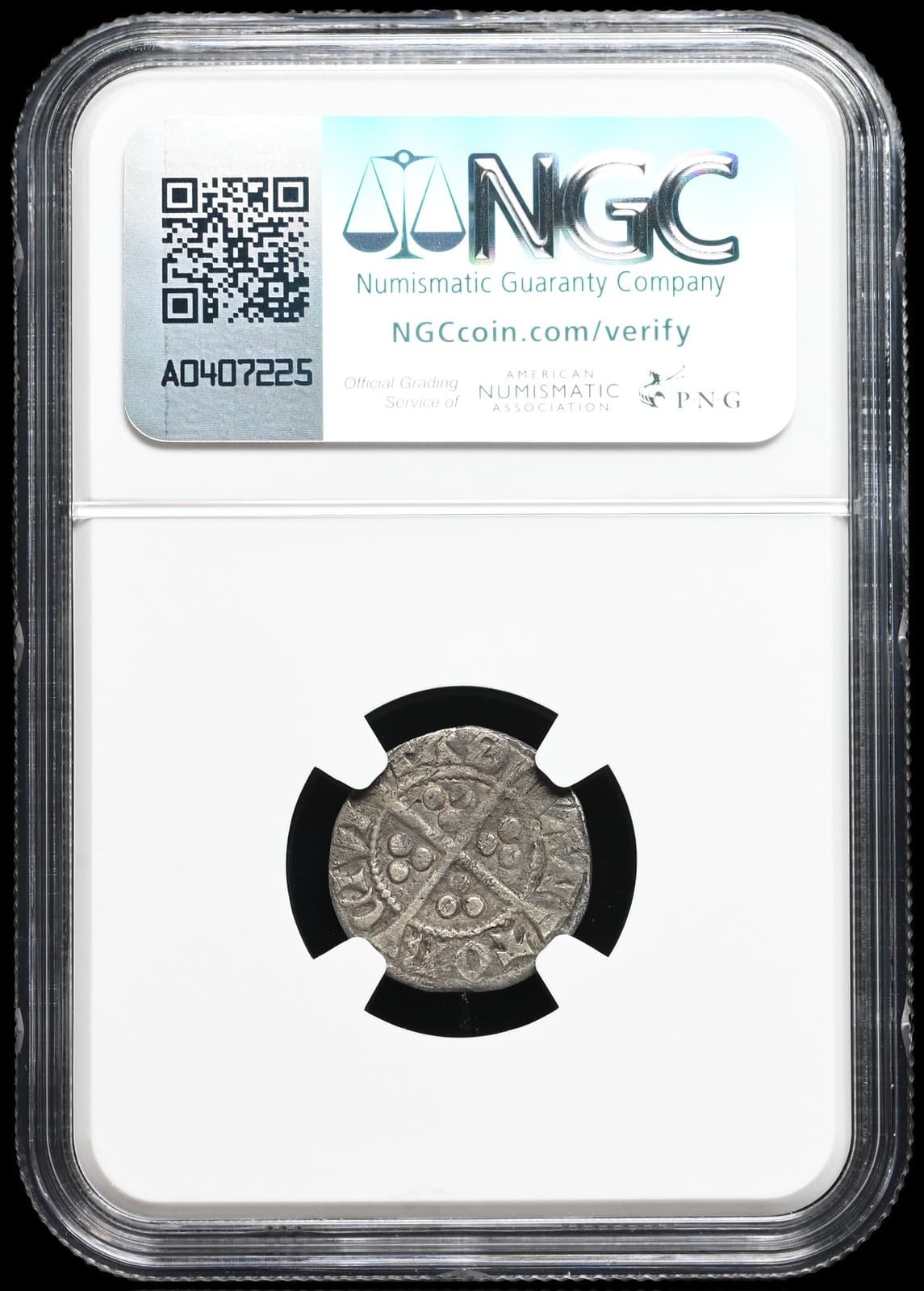 ENGLAND. Edward I Longshanks, 1272-1307. Penny, Canterbury, S-1419, NGC VF Det 2
