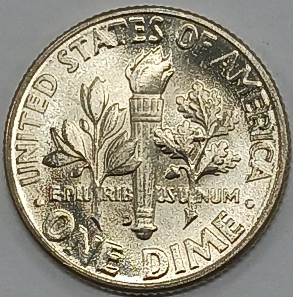 1950-D Silver Roosevelt Dime BU Uncirculated 2