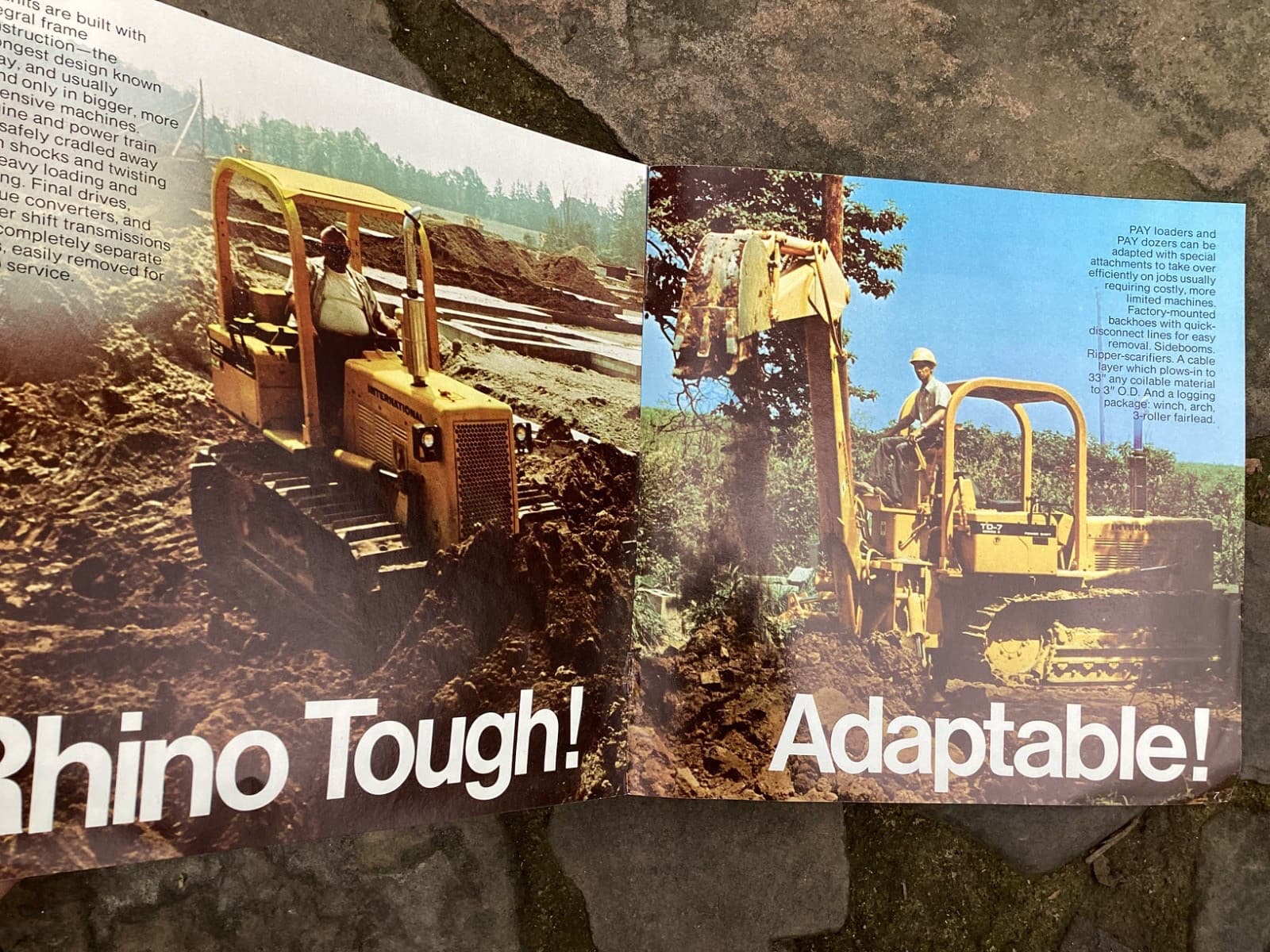 Rare Original IH International Harvester Track Stars TD-7E Pay Dozer Brochure 3