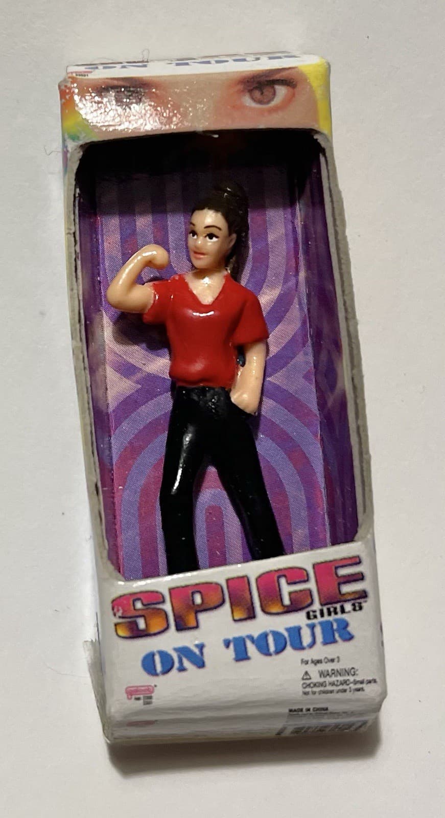 1998 NIB SPICE GIRL DOLL SPORTY SPICE,  MEL C ON TOUR - Miniature Figure