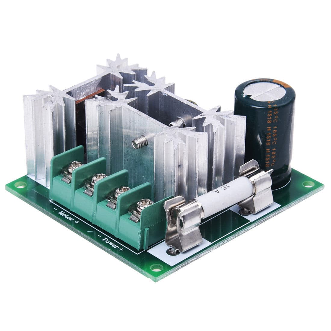 15A 6V-90V Pulse Width Modulator PWM Stepless DC Motor Speed Controller US 5