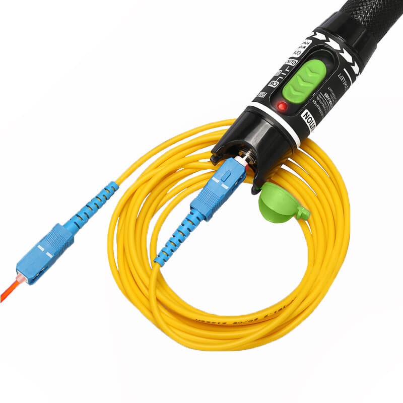FTTH 20KM Visual Fault Locator Fiber Optic VFL Laser Cable Tester Test Equipment 6