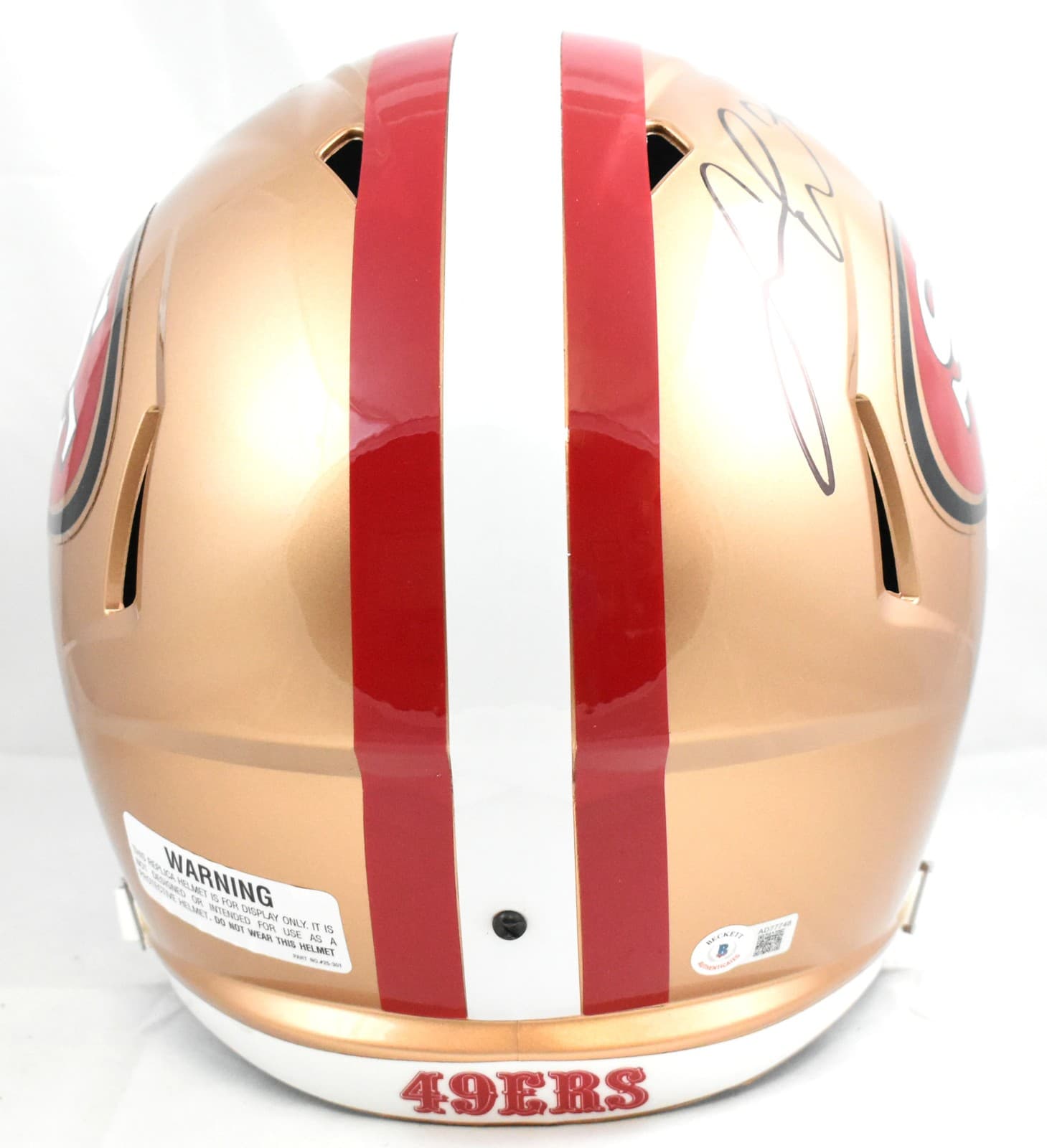 Fred Warner Autographed San Francisco 49ers F/S Speed Helmet - Beckett Holo 4