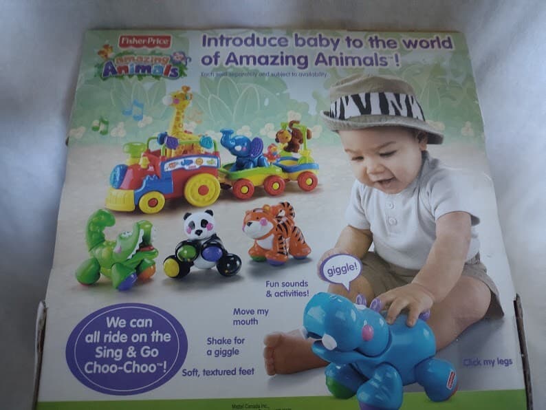 Fisher Price "Amazing Animals" Hippo Brand New Never Been open 5