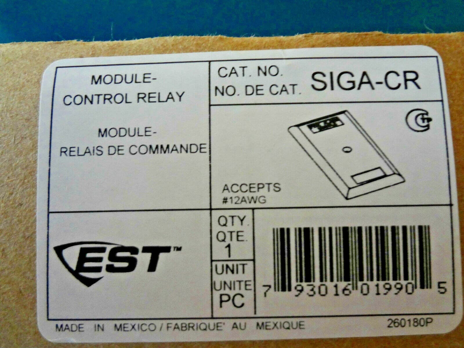 BRAND NEW EST SIGA-CR SIGA CR CONTROL RELAY MODULE FREE SHIPPING !!! 4