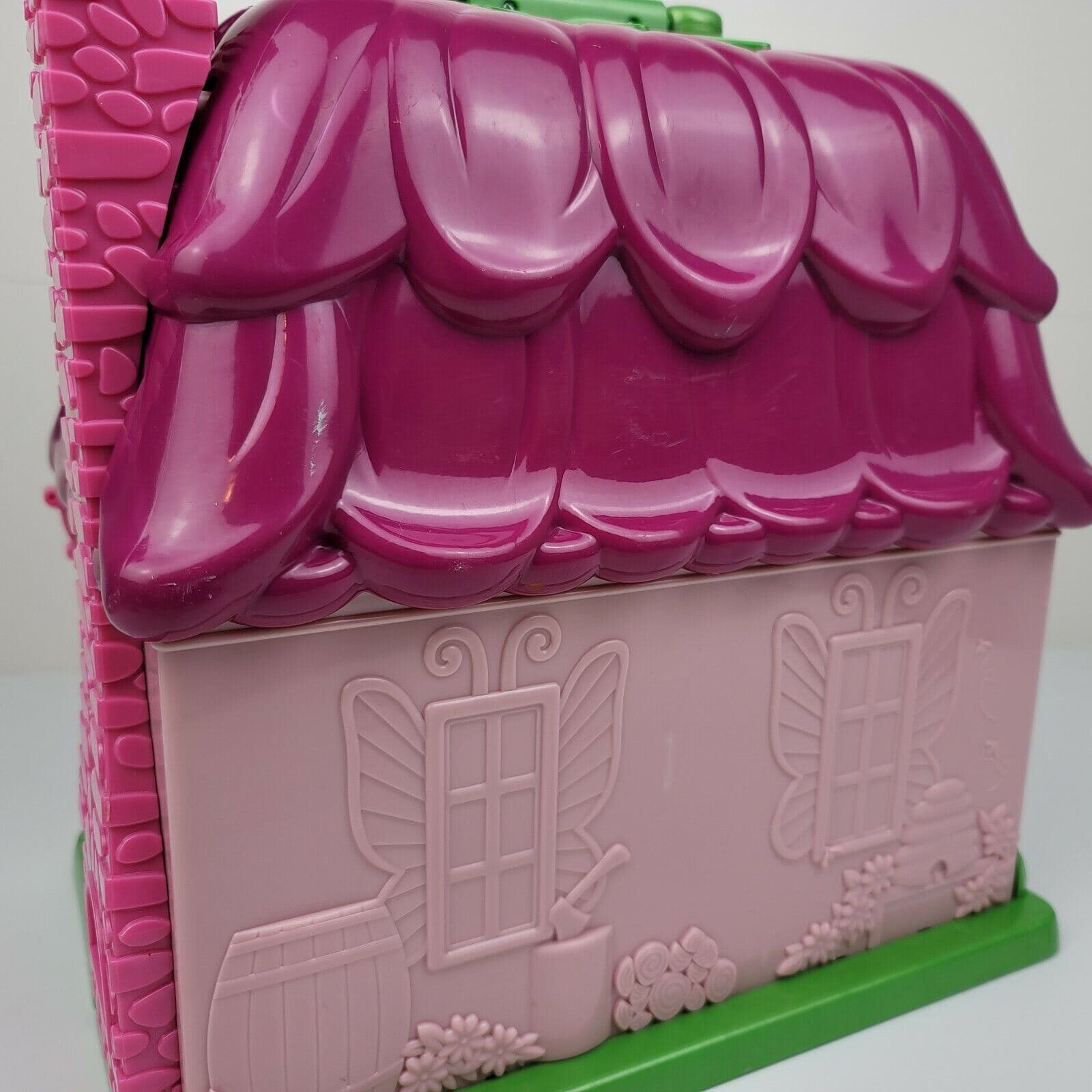Li'l Woodzeez Countryside Cottage Pink Flower Fairy Doll House 3
