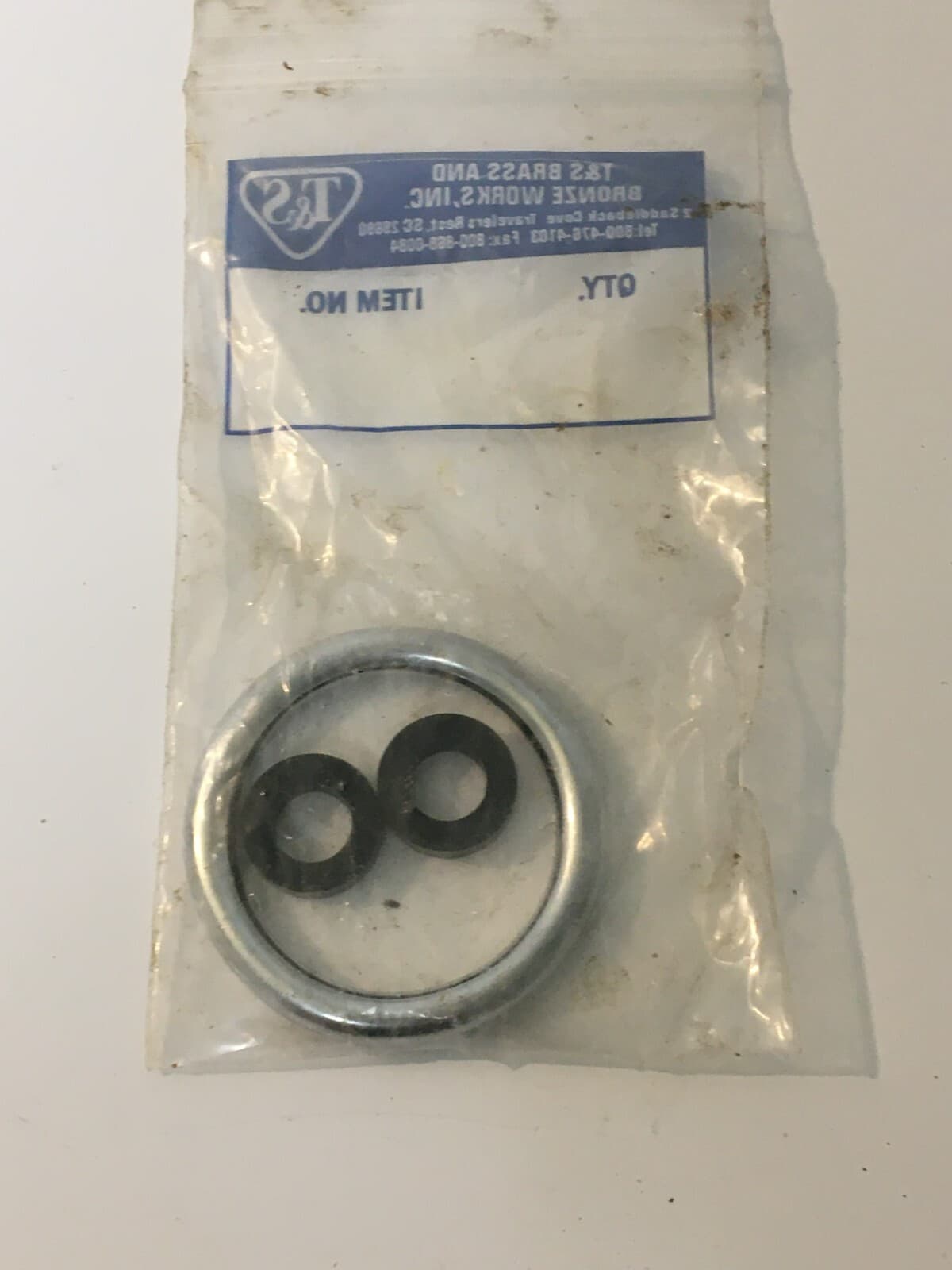 T&S Brass Spray Valve Hold Down Ring Chrome, 000907-45 (2 PK) 6