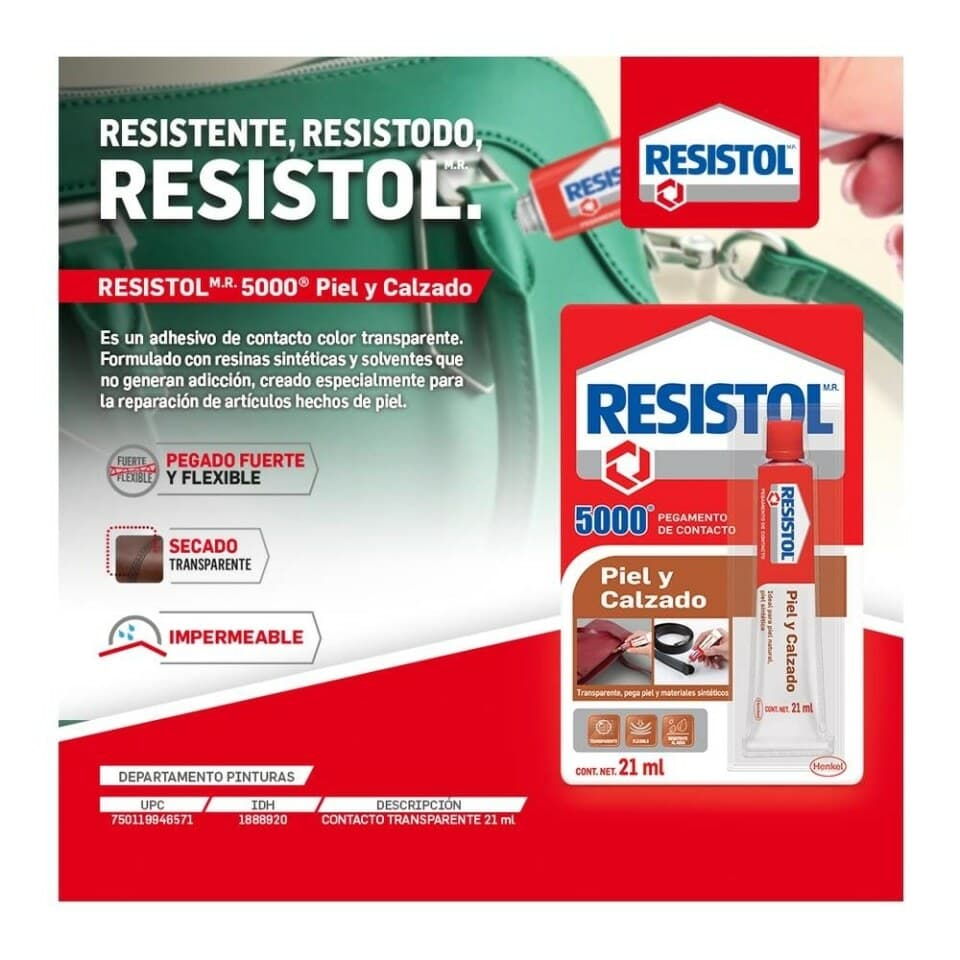 Resistol for Leather and Footwear glue 21 ml 2